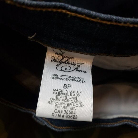NYDJ Not your Daughters Flare jeans size 8p made in usa - Picture 6 of 13